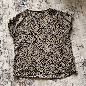 Adara cheetah print blouse
